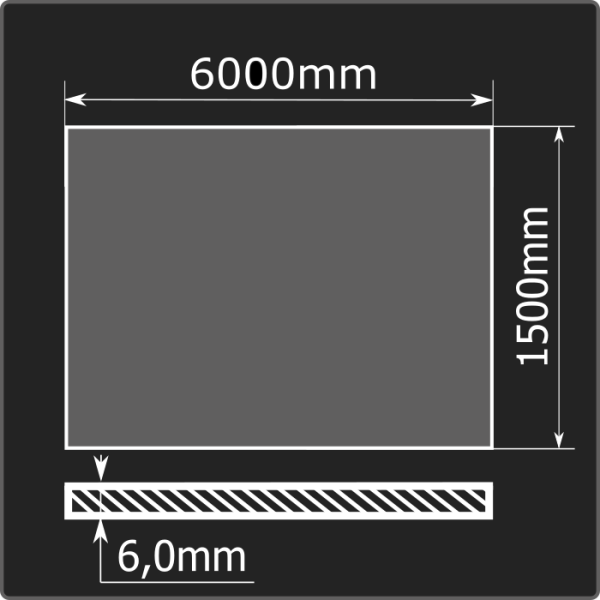 Лист горячекатаный 6,0*1500*6000 ст.3пс Кармет ГОСТ 14637-89