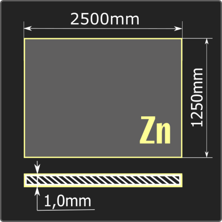 Лист оцинкованный 1,0*1250*2500 ст.08пс ММК ГОСТ 9045-93 Лист оцинкованный 1,0*1250*2500 ст.08пс ММК ГОСТ 9045-93