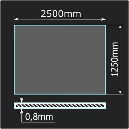 Лист холоднокатаный 0,8*1250*2500 ст.08пс ММК ГОСТ 16523-97 Лист холоднокатаный 0,8*1250*2500 ст.08пс ММК ГОСТ 16523-97